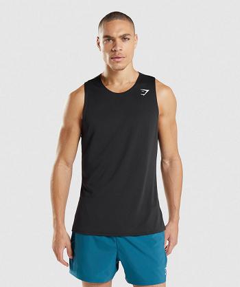 Pánské Tílko Gymshark Arrival Černé | CZ 2330TCE
